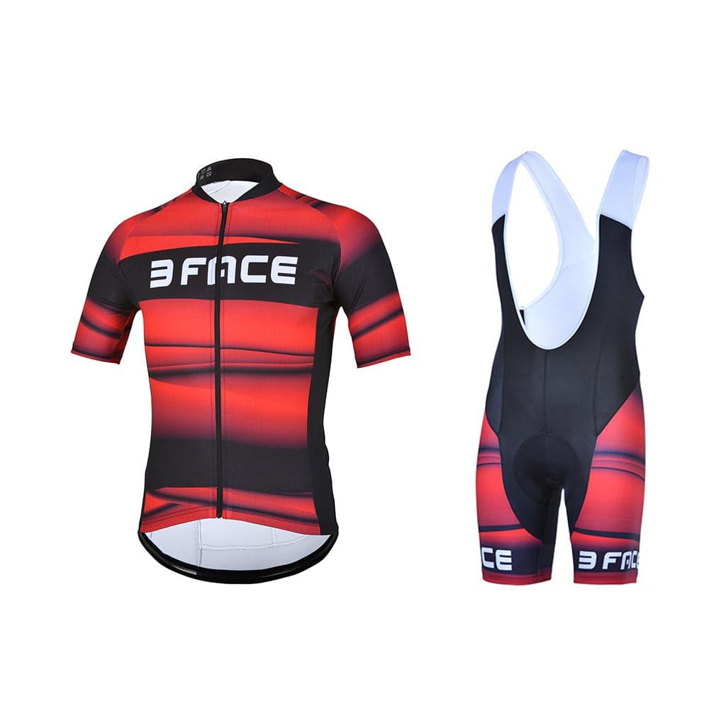 Completo Estivo Spicy Tute da ciclista Threeface S red